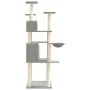 Cat scratching post with light gray sisal posts 166 cm by vidaXL, Cat furniture - Ref: Foro24-171724, Price: 65,74 €, Discoun...