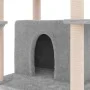Cat scratching post with light gray sisal posts 166 cm by vidaXL, Cat furniture - Ref: Foro24-171724, Price: 65,74 €, Discoun...