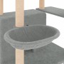 Cat scratching post with light gray sisal posts 166 cm by vidaXL, Cat furniture - Ref: Foro24-171724, Price: 63,62 €, Discoun...