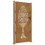 Puerta de jardín acero corten diseño árbol 105x180 cm