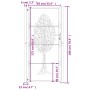 Corten steel garden gate with tree design 105x180 cm by vidaXL, garden gates - Ref: Foro24-153164, Price: 263,32 €, Discount: %