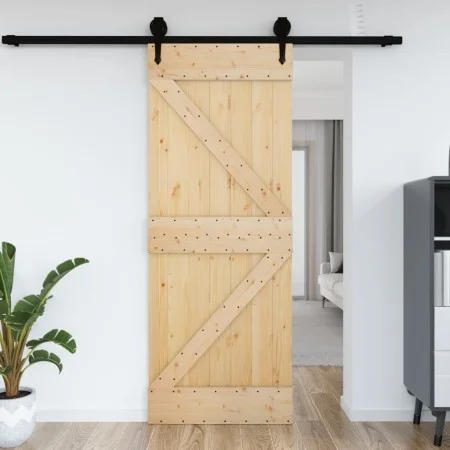 NARVIK-Tür aus massivem Kiefernholz, 95 x 210 cm von vidaXL, Türen - Ref: Foro24-154429, Preis: 160,30 €, Rabatt: %