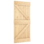 NARVIK-Tür aus massivem Kiefernholz, 95 x 210 cm von vidaXL, Türen - Ref: Foro24-154429, Preis: 164,32 €, Rabatt: %
