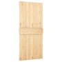 NARVIK-Tür aus massivem Kiefernholz, 95 x 210 cm von vidaXL, Türen - Ref: Foro24-154429, Preis: 164,32 €, Rabatt: %