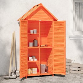 Cobertizo herramientas jardín madera pino marrón 89x52,5x175 cm de vidaXL, Cobertizos - Ref: Foro24-172243, Precio: 194,68 €,...