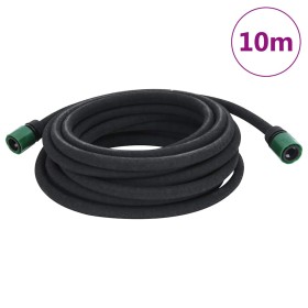 Manguera porosa para jardín caucho negro 16 mm 10 m