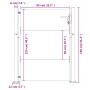 Gartentor aus Cortenstahl 105x130 cm von vidaXL, Gartentore - Ref: Foro24-153264, Preis: 187,55 €, Rabatt: %
