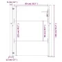 Gartentor aus Cortenstahl 105x130 cm von vidaXL, Gartentore - Ref: Foro24-153264, Preis: 181,78 €, Rabatt: %