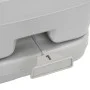 Gray and White HDPE Portable Camping Toilet 10+10 L by vidaXL, Urinals and portable toilets - Ref: Foro24-154408, Price: 122,...