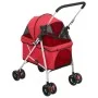 Folding dog stroller red oxford fabric 76x50x100 cm by vidaXL, pet strollers - Ref: Foro24-172199, Price: 95,17 €, Discount: %