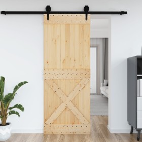 NARVIK solid pine wood door 90x210 cm by vidaXL, Doors - Ref: Foro24-154445, Price: 149,13 €, Discount: %