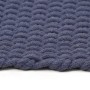 Rechteckiger marineblauer Baumwollteppich 160x230 cm von vidaXL, Teppiche - Ref: Foro24-345127, Preis: 87,73 €, Rabatt: %