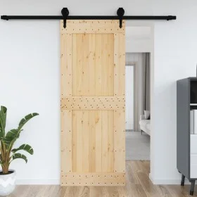 NARVIK solid pine wood door 90x210 cm by vidaXL, Doors - Ref: Foro24-154439, Price: 149,83 €, Discount: %
