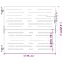 Gartentor aus Cortenstahl, quadratisches Design, 85 x 75 cm von vidaXL, Gartentore - Ref: Foro24-153244, Preis: 99,32 €, Raba...
