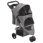 Folding gray Oxford fabric dog stroller 80x46x98 cm by vidaXL, pet strollers - Ref: Foro24-172197, Price: 93,99 €, Discount: %