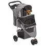 Folding gray Oxford fabric dog stroller 80x46x98 cm by vidaXL, pet strollers - Ref: Foro24-172197, Price: 93,99 €, Discount: %
