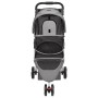 Faltbarer Hundewagen Oxford Stoff grau 80x46x98 cm von vidaXL, Kinderwagen für Haustiere - Ref: Foro24-172197, Preis: 87,22 €...