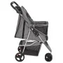 Folding gray Oxford fabric dog stroller 80x46x98 cm by vidaXL, pet strollers - Ref: Foro24-172197, Price: 93,99 €, Discount: %