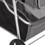 Faltbarer Hundewagen Oxford Stoff grau 80x46x98 cm von vidaXL, Kinderwagen für Haustiere - Ref: Foro24-172197, Preis: 87,22 €...