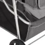 Folding gray Oxford fabric dog stroller 80x46x98 cm by vidaXL, pet strollers - Ref: Foro24-172197, Price: 93,99 €, Discount: %