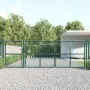 Grüne Gittertür aus verzinktem Stahl, 400 x 175 cm von vidaXL, Gartentore - Ref: Foro24-154537, Preis: 450,60 €, Rabatt: %