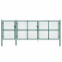 Grüne Gittertür aus verzinktem Stahl, 400 x 175 cm von vidaXL, Gartentore - Ref: Foro24-154537, Preis: 460,74 €, Rabatt: %