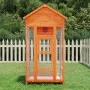 Vogelhaus aus massivem braunem Kiefernholz, 91,5 x 53 x 170 cm von vidaXL, Füße und Vogelkäfige - Ref: Foro24-172252, Preis: ...