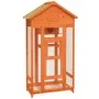 Birdhouse solid brown pine wood 91.5x53x170 cm by vidaXL, Feet and bird cages - Ref: Foro24-172252, Price: 227,60 €, Discount: %