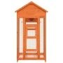 Birdhouse solid brown pine wood 91.5x53x170 cm by vidaXL, Feet and bird cages - Ref: Foro24-172252, Price: 227,60 €, Discount: %