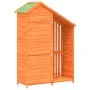 Brown pine wood garden tool shed 120x53.5x170cm by vidaXL, Sheds - Ref: Foro24-172246, Price: 249,31 €, Discount: %