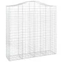 Galvanized iron arch-shaped gabion basket 200x50x200/220 cm by vidaXL, Pots and planters - Ref: Foro24-153400, Price: 105,79 ...