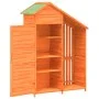 Brown pine wood garden tool shed 120x53.5x170cm by vidaXL, Sheds - Ref: Foro24-172246, Price: 249,31 €, Discount: %
