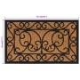 Felpudo rectangular de goma y fibra de coco 45x75 cm