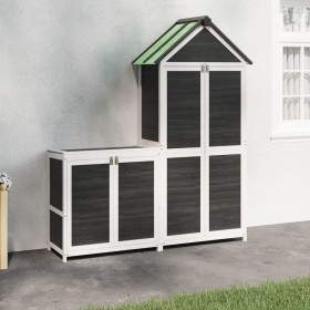 Cobertizos para herramientas de jardín 2 pzas madera pino gris de vidaXL, Cobertizos - Ref: Foro24-172250, Precio: 352,45 €, ...