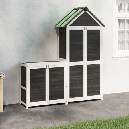 Gartengeräteschuppen 2 Stück aus grauem Kiefernholz von vidaXL, Schuppen - Ref: Foro24-172250, Preis: 352,45 €, Rabatt: %