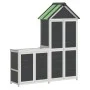 Gartengeräteschuppen 2 Stück aus grauem Kiefernholz von vidaXL, Schuppen - Ref: Foro24-172250, Preis: 345,31 €, Rabatt: %