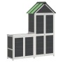 Gartengeräteschuppen 2 Stück aus grauem Kiefernholz von vidaXL, Schuppen - Ref: Foro24-172250, Preis: 352,45 €, Rabatt: %