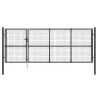 Gartengittertür aus verzinktem Stahl anthrazit 350x175cm von vidaXL, Gartentore - Ref: Foro24-154543, Preis: 431,76 €, Rabatt: %