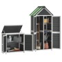 Gartengeräteschuppen 2 Stück aus grauem Kiefernholz von vidaXL, Schuppen - Ref: Foro24-172250, Preis: 352,45 €, Rabatt: %