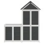 Gartengeräteschuppen 2 Stück aus grauem Kiefernholz von vidaXL, Schuppen - Ref: Foro24-172250, Preis: 345,31 €, Rabatt: %