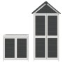 Garden tool sheds 2 pcs gray pine wood by vidaXL, Sheds - Ref: Foro24-172250, Price: 352,45 €, Discount: %