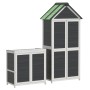 Gartengeräteschuppen 2 Stück aus grauem Kiefernholz von vidaXL, Schuppen - Ref: Foro24-172250, Preis: 352,45 €, Rabatt: %