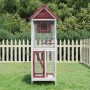 Vogelhaus aus massivem Mokka-Kiefernholz, 60 x 58,5 x 160 cm von vidaXL, Füße und Vogelkäfige - Ref: Foro24-172257, Preis: 15...
