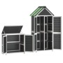 Gartengeräteschuppen 2 Stück aus grauem Kiefernholz von vidaXL, Schuppen - Ref: Foro24-172250, Preis: 352,45 €, Rabatt: %