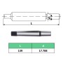 Portabrocas de liberación rápida MT2-B18 rango de sujeción 16mm de vidaXL, Portabrocas - Ref: Foro24-146696, Precio: 37,13 €,...