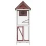Vogelhaus aus massivem Mokka-Kiefernholz, 60 x 58,5 x 160 cm von vidaXL, Füße und Vogelkäfige - Ref: Foro24-172257, Preis: 15...