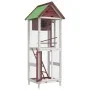 Vogelhaus aus massivem Mokka-Kiefernholz, 60 x 58,5 x 160 cm von vidaXL, Füße und Vogelkäfige - Ref: Foro24-172257, Preis: 15...