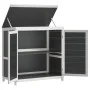 Gartengeräteschuppen 2 Stück aus grauem Kiefernholz von vidaXL, Schuppen - Ref: Foro24-172250, Preis: 345,31 €, Rabatt: %