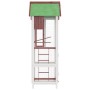 Vogelhaus aus massivem Mokka-Kiefernholz, 60 x 58,5 x 160 cm von vidaXL, Füße und Vogelkäfige - Ref: Foro24-172257, Preis: 15...