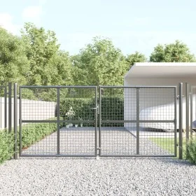 Gartengittertür aus anthrazitfarbenem, verzinktem Stahl, 300 x 175 cm von vidaXL, Gartentore - Ref: Foro24-154530, Preis: 380...